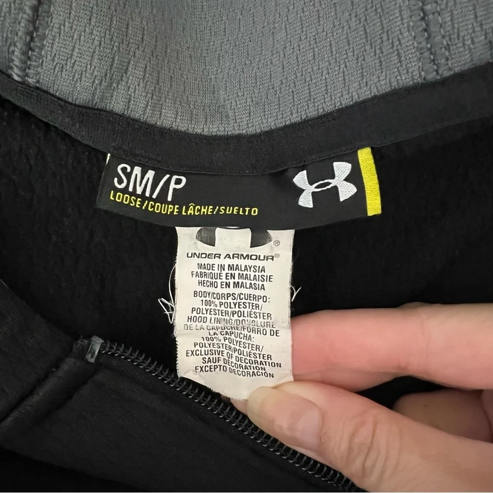 Under Armour Black Full-Zip Hoodie - Picture 5 of 6